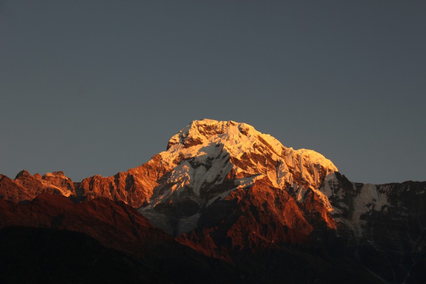 Sunset Over the Annapurna Range